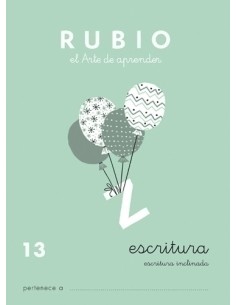 RUBIO CUADERNO DE ESCRITURA Nº 13 - Pack de 10 unidades C13